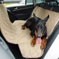 Hammock Pet Dog Car Seat Cover Luxury Short Plush Quilted Car Cover For Bench Seats & Car Trunk